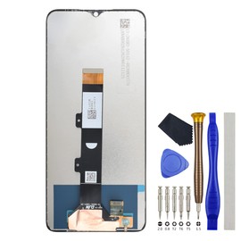 Full LCD Digitizer Touch Screen Assembly Replacement for Motorola Moto E22 E22i Black with Toolkit