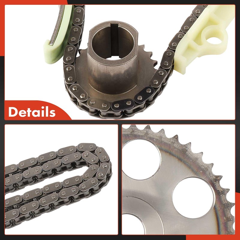 A-Premium 6-PC Engine Timing Chain Kit Compatible with Saturn SC1
