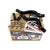 HPS (57-1257-BLK) Black Silicone Radiator Hose Kit for Suzuki RM250