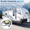 AC120V 15Amp Automatic Transfer Switch Generator Transfer Switch, Between Inverter