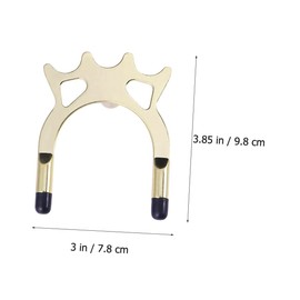 Totority Professional Pool Bridge Head Accessory for Snooker Billiards Elk Antler Design Positions Premium Sturdy Material Portable Rest for Optimal Shot Angles