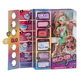 InstaGlam Glo Up Girls Tiffany Fashion Doll With 25 fashion Surprises and accessories. Collectable Fashion Doll for kids Age 6+ 10 inch scale doll Unboxing toy Birthday present for girls