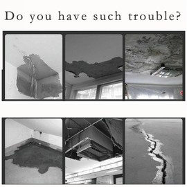 Slab Concrete Crack Waterproof Repair Sealant,Concrete Crack Filler,Caulking Glue Weather Resistant Type, Concrete Crack Repair Sealant,Quick-Drying Sealing Adhesive (2pack*500g)