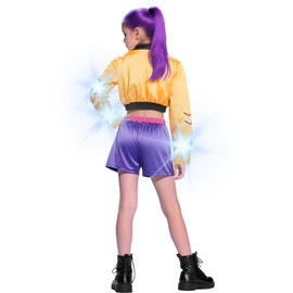 Fansaara KPOP Girls Cosplay Girls Demon Anime Movie Hunters Cute Kids Costume Cosplay Children's Disguise Witch-themed Party Event Halloween Christmas Performance School Festival Cultural Festival