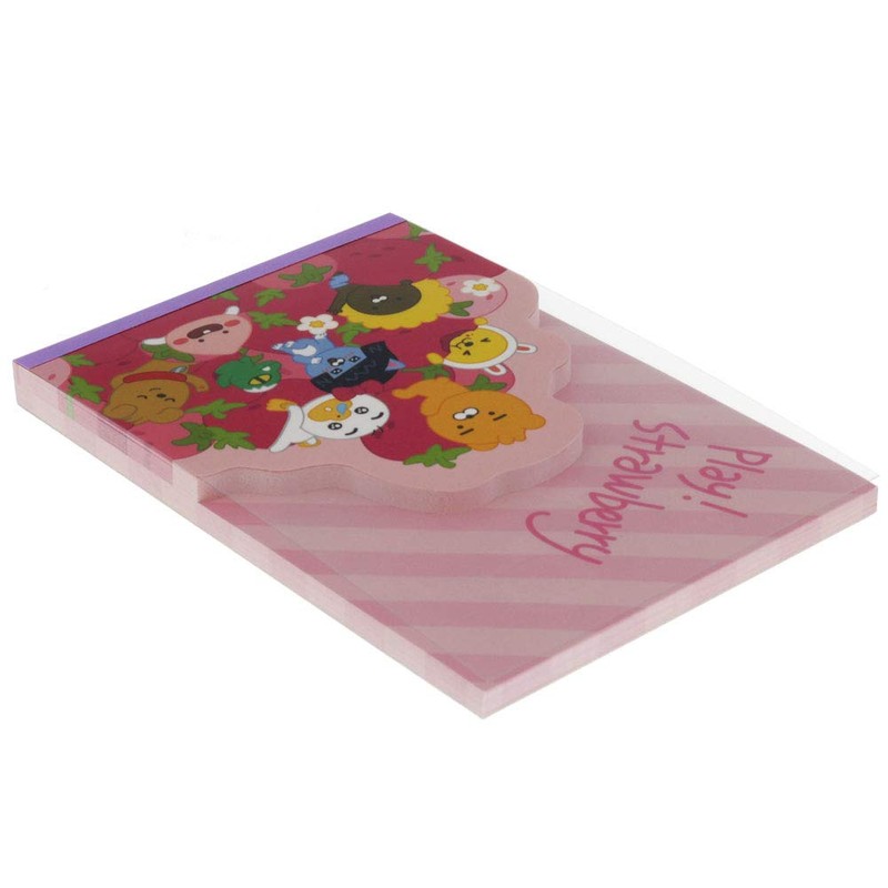 Sunstar Stationery Little Friend Die-Cut Memo A6 Strawberry S2828650