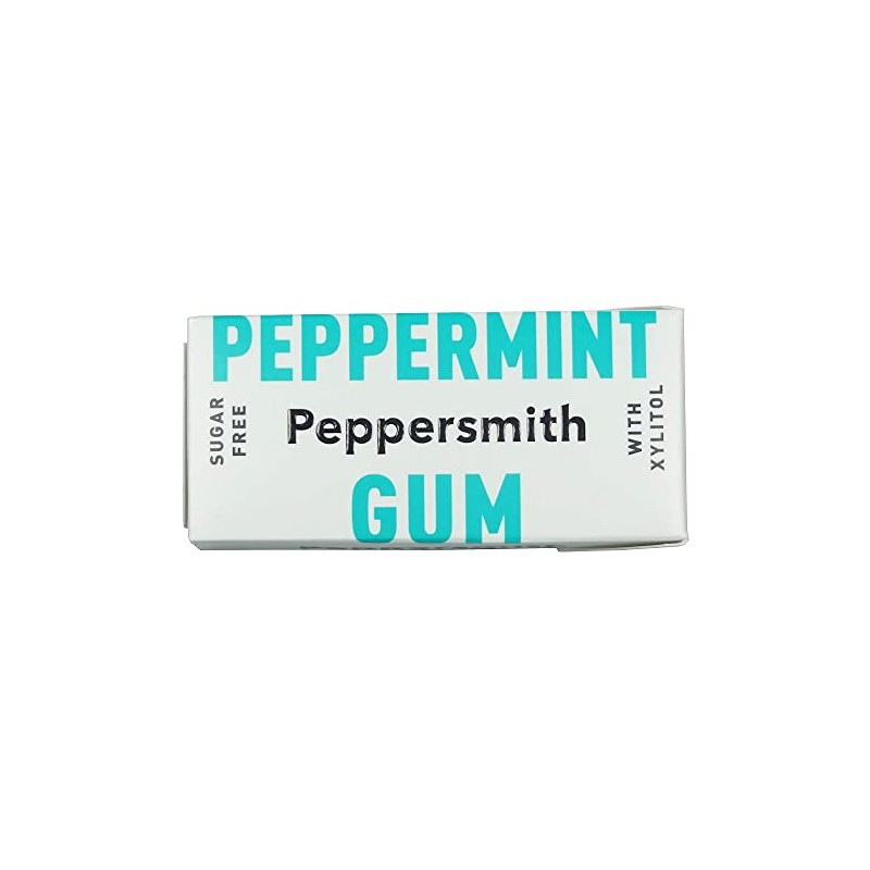 Peppersmith English Peppermint Sugar-Free Gum, 15 g