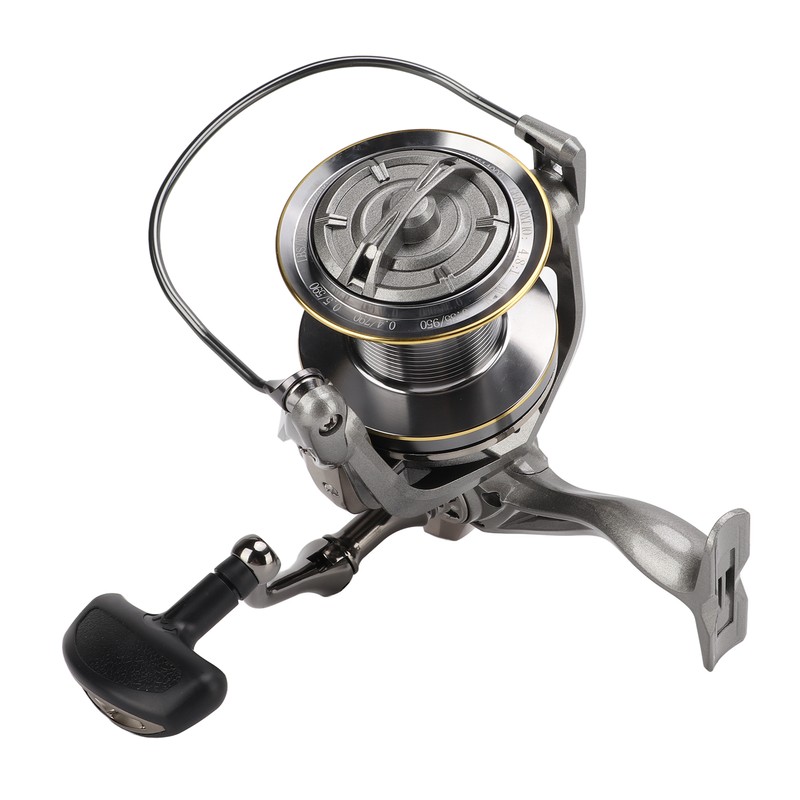4.8:1 Spinning Fishing Reels Strong Braking Force All Metal Long