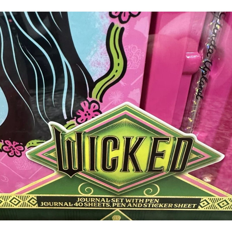 Wicked NEW WICKED Oz MOVIE-Glinda Bubble Glass Decor & Journal-Hard
