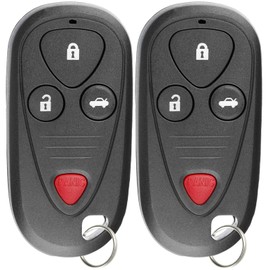 KeylessOption Keyless Entry Remote Control Car Key Fob Replacement for OUCG8D-387H-A (Pack of 2)