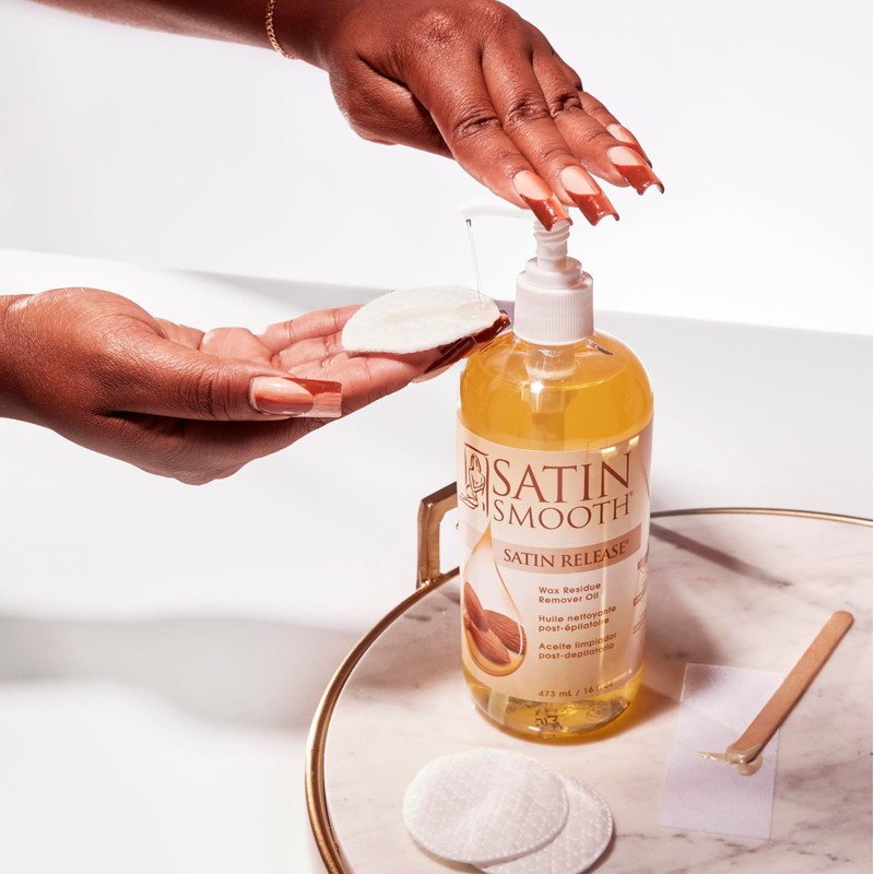 Satin Smooth Satin Release Wax Residue Remover Oil, Post-Wax Treatment