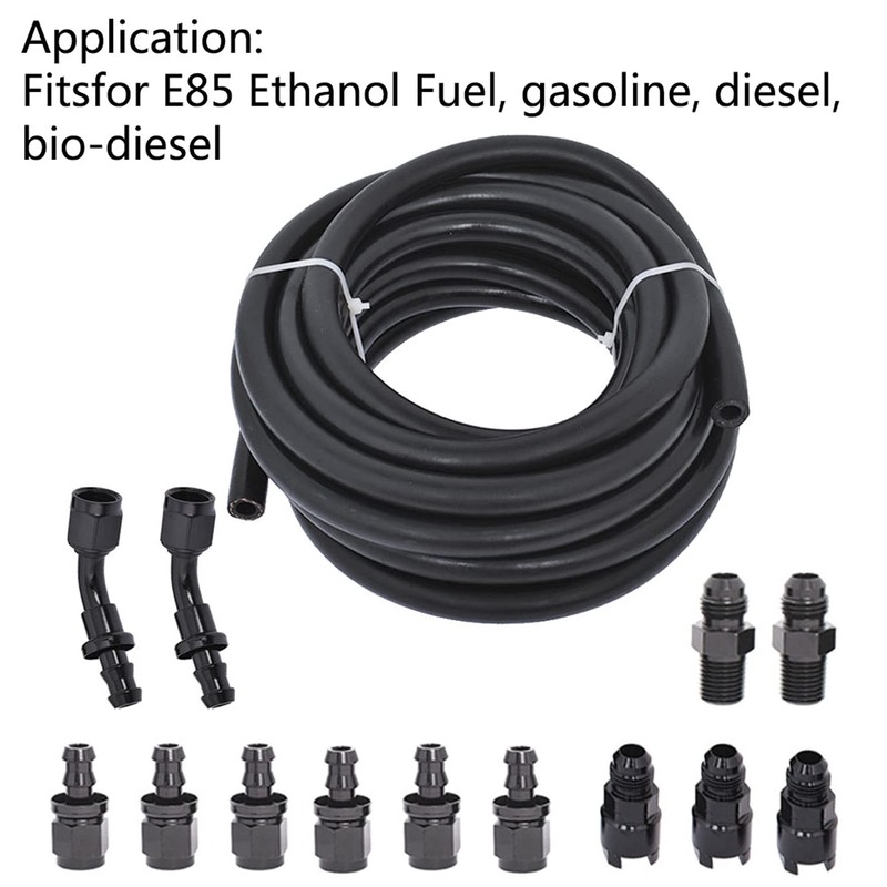waltyotur 6AN 25 Feet 3/8 Complete LS Fuel Injection Line