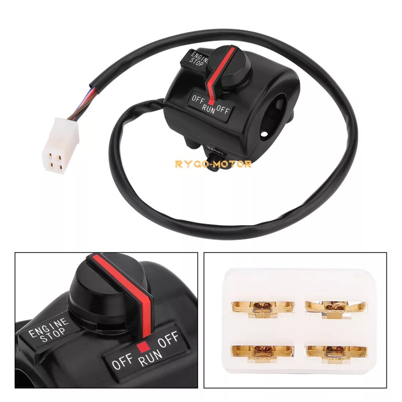 M MATI Right Handlebar Throttle Start Stop Switch for Yamaha