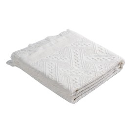 Modern Cotton Geometric Picnic Mat Blanket Throw with Fringes for Chair Couch Picnic Camping Beach Keep It Cosy in Daily Use Survival Backpacks