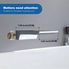 High Flow Waterfall Spout - Durable Polished Chrome Waterfall Tub