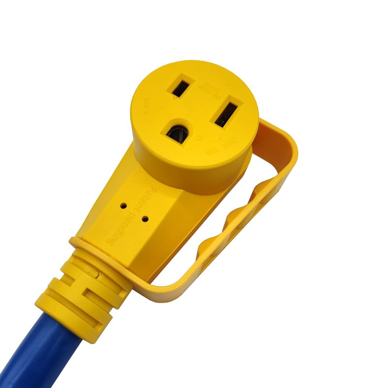 Parkworld Welder 3-prong NEMA 6-50 Extension Cord (8AWG) molded connector
