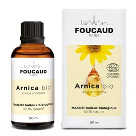 FOUCAUD - Arnica Macerate - Arnica Montana - Organic - 100% Naturally Protective - Healing Before / After Sports - Reduces Blue Flowers - Renewing - 50 ml - French Brand since 1946
