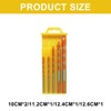 Tile Drill Bits Set, 5 Piece Masonry Drill Bits for