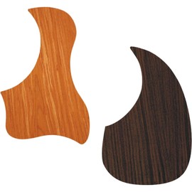 Wood Grain Guitar Pickguard, Guard Plate Self-Adhesive Pickguard Sticker Self-Adhesive Guard Plate for Acoustic and Bass Guitars