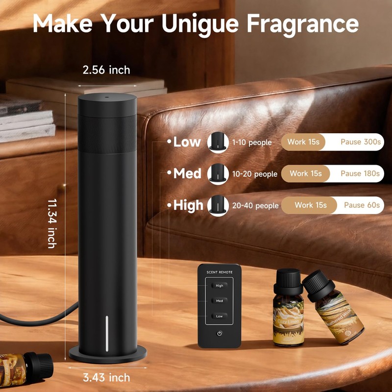 Waterless Scent Diffuser Starter Kit - Cold Air Machine with