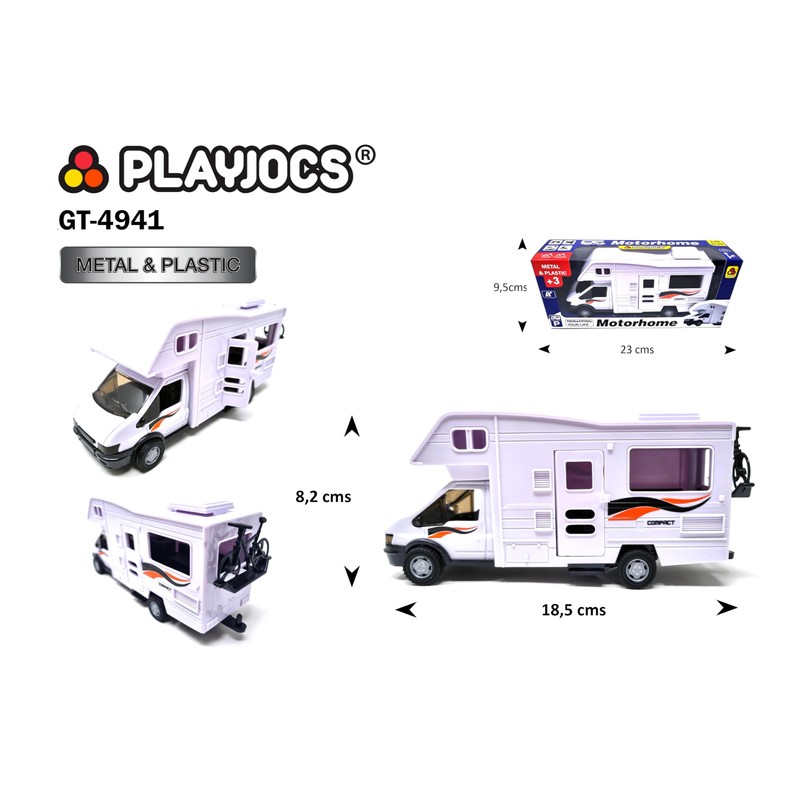 Camper Motorhome ca. 21cm - Die Cast metal auto car
