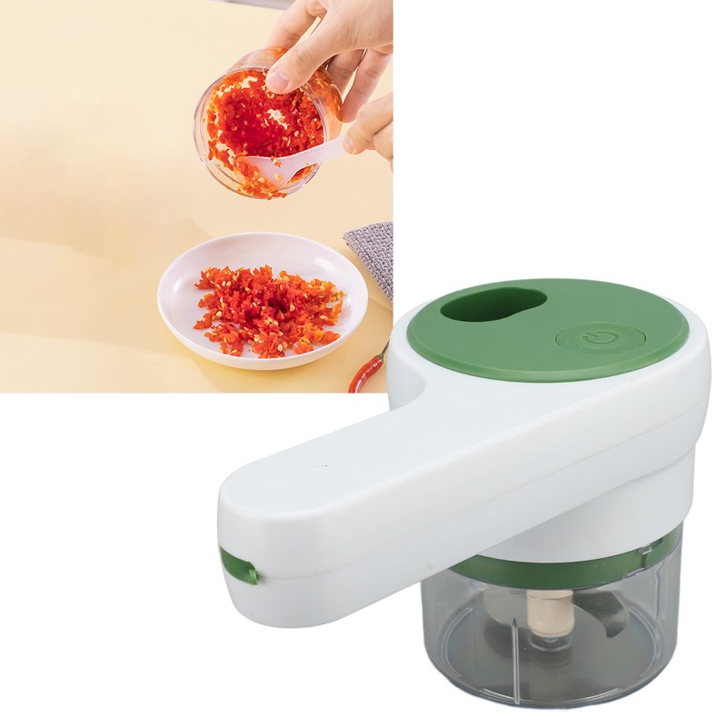 4 in 1 Electric Garlic Chopper Cordless Rechargeable Handheld Kitchen