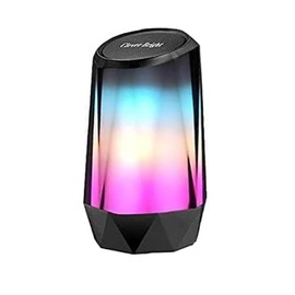 Portable Bluetooth Speaker Wireless with 8 Color Lights, HD Stereo Sound, Dynamic LED Lights, for Camping and Parties