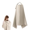 ROUDJER Nursing Cover Breastfeeding, Soft Breathable Cotton Nursing Cover, Multi