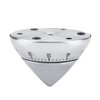Fashionable Stainless Steel 60 Minutes Count Down Mechanical Cooking Timer