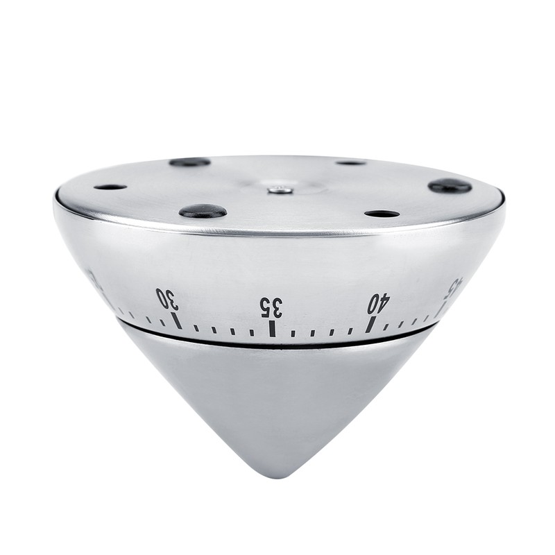 Fashionable Stainless Steel 60 Minutes Count Down Mechanical Cooking Timer