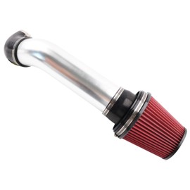 RiAiCiING 4'' LS Swap Cold Air Intake Kit, Universal Fit, Compatible with LS1 LS2 LSX LQ4 LQ9 Restomod A-Body G-Body Camaro Chevelle GTO Monte Carlo Caprice(Silver Tube)