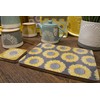 Itucci Sets of 4 (8 pc) Artisan Flower Placemats &