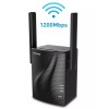 Rock Space 12Mbps WiFi Repeater AC1200 WiFi Range Extender Black