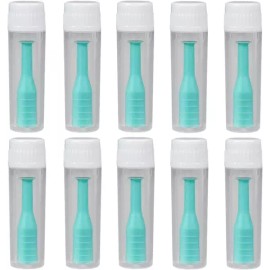 10팩 공막 플런저 접촉 제거 및 삽입기 흡입 스틱 RGP 하드 콘택트 렌즈 10-Pack Plunger for RGP Hard Contact Lens Removal and Insertion with Suction Stick
