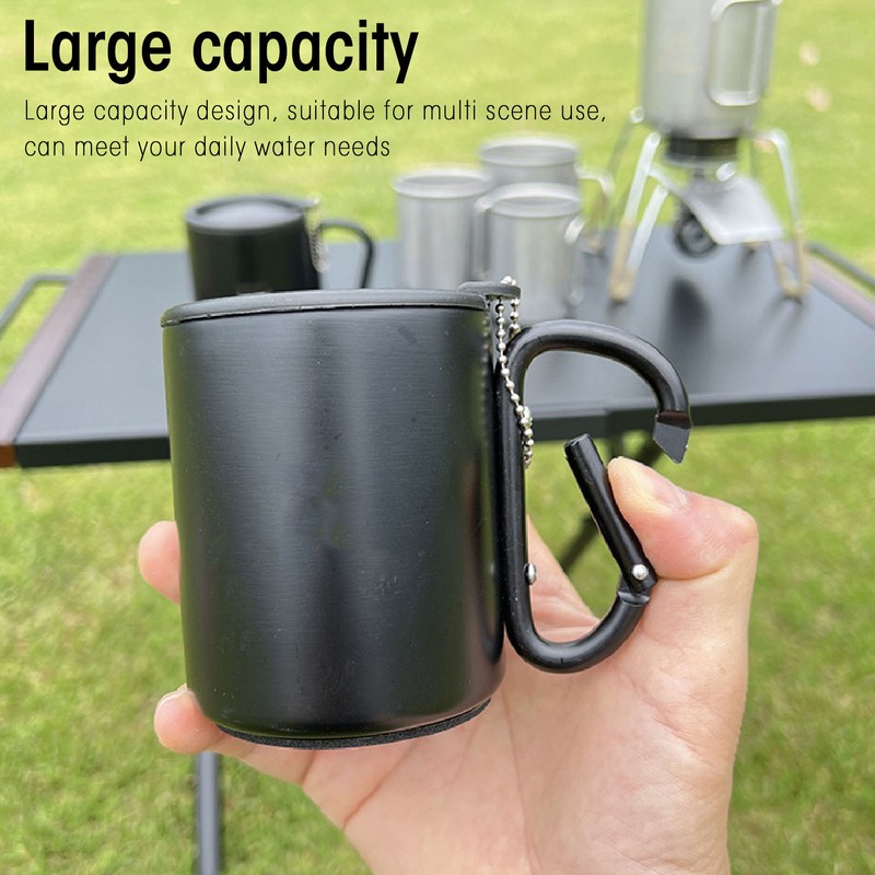 Stainless Steel Water Cup Double Layers Slip Resistant Practical Insulated
