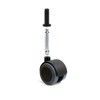Design61 Set of 4 Universal Furniture Castors Rubber Castors Swivel