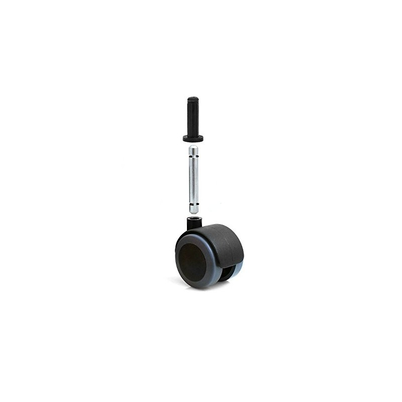 Design61 Set of 4 Universal Furniture Castors Rubber Castors Swivel