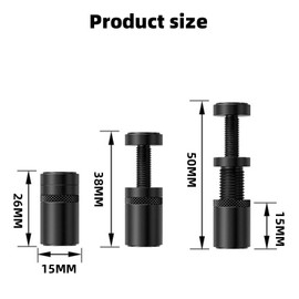 Vroxdrez One Enjoy Graphics Card Holder GPU - Adjustable GPU Holder Made of Aluminium to Prevent Sagging, Graphics Card Holder for Gaming PC, Anti-Sag Support for Video Cards (S, 26-50 mm)