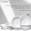 ECOWINGS X-Small 6oz (180ml) Bagasse Disposable Bowls: Stylish, Sustainable, Eco-Friendly