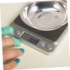 COHEALI 3sets Electronic Scale Trays Stainless Steel Gems Weighting Dish