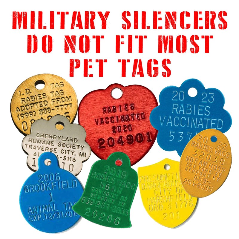 ACU Military Dog Tag Silencers (2 Pack)