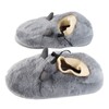 USB Heated Slippers Plush Temperature Adjustable Heating Slippers Anti Slip