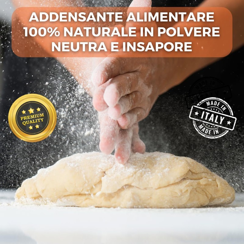 Gomma di Xantano in Polvere 250 g Solubili in Acqua,