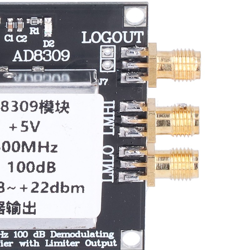 Logarithmic Amplifier Module 100 DB Gain 5MHZ‑500MHZ SMA Amplifier Board