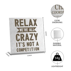 Cute Office Decor - Funny Office Signs & Gadgets for Work Cubicle Decor - Signs & Desk Accessories for Women, Men & Friends
