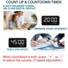 Talking Alarm Clock and Countdown Timer, Hourly Chime for Visually