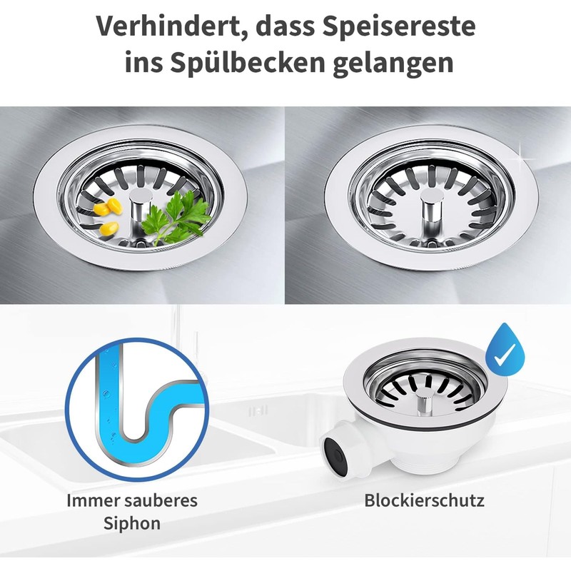 Aquade Strainer Basket Valve 114 mm – Strainer Basket Sink
