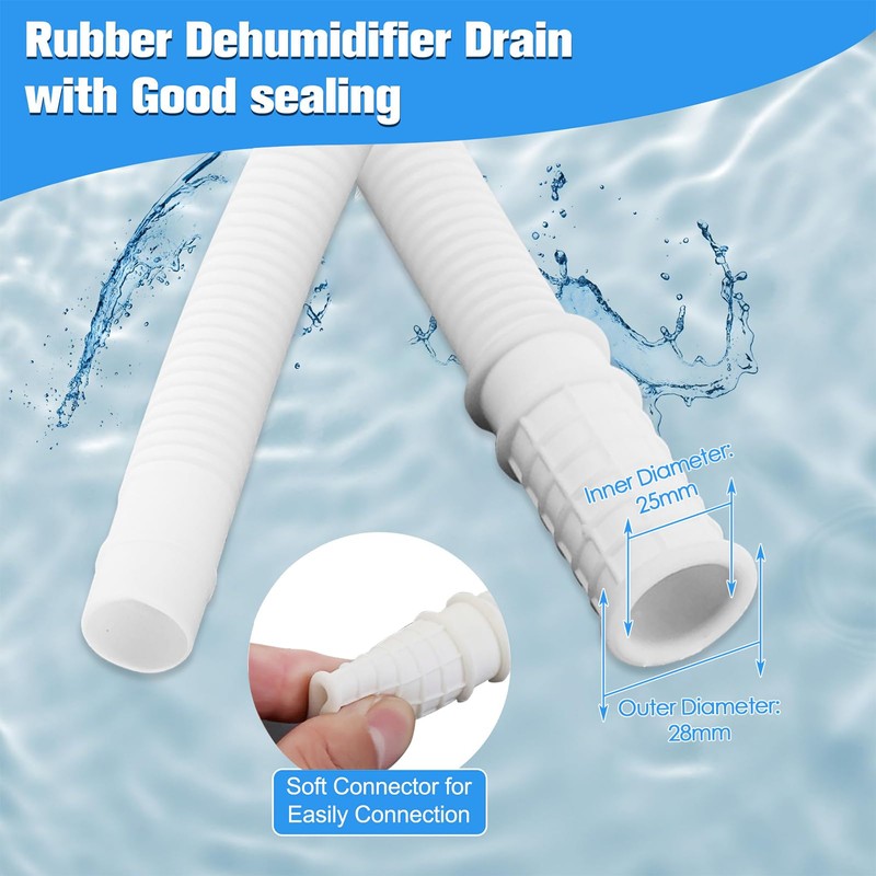 Flexible Drain Hose for Air Conditioning and Dehumidifier - 4m