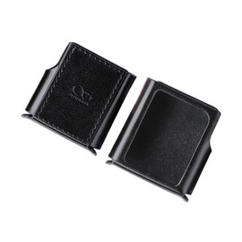 SHANLING M0 Pro/M0Pro/M0s Leather Case Cover, 3 Colors Available,Portable Music Player Special Protective Case,PU Leather Material,Anti-Collision and Anti-Fall,Corrosion Resistance (Black)