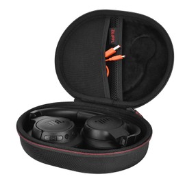 Funda dura EVA para JBL Live 770NC/670NC/660NC/650BT/460NC/400BT/500BT y JBL Tune 770NC/710BT/720BT/700BT/750BT/520BT/510BT/760NC/660NC/500/E45BT - Auriculares inalámbricos - Negro