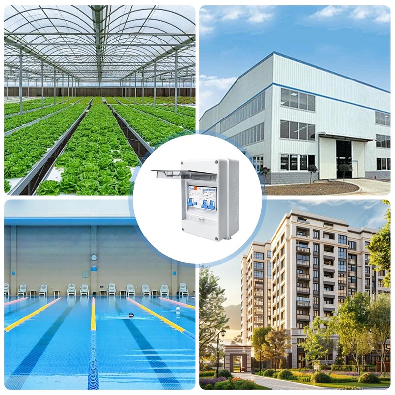 Surface-Mounted Fuse Box IP65, Surface-Mounted Distributor Small Distribution Board Surface-Mounted